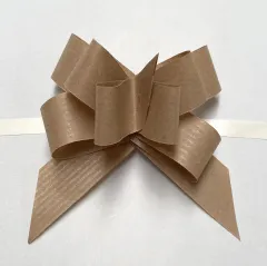 Natural Bokraft Pull-Bow Ribbon